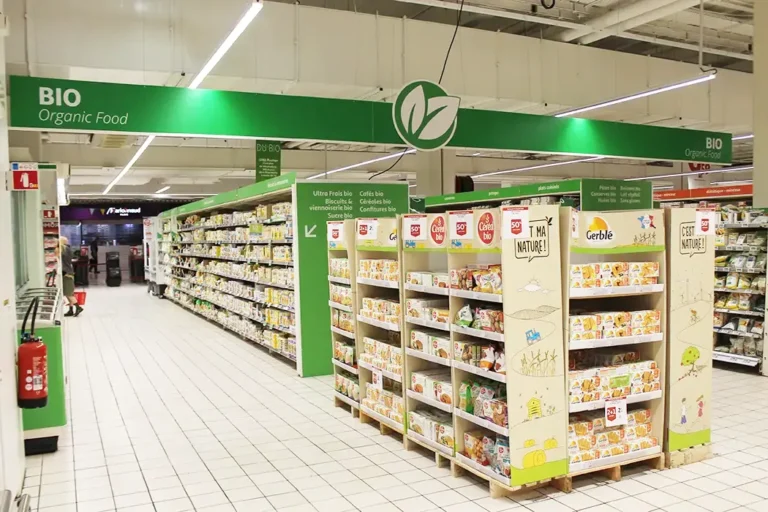 signalétique du rayon bio