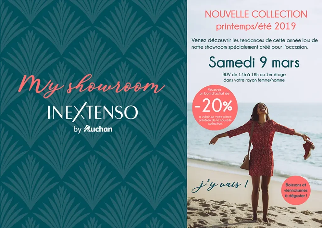 Publicité flyer nouvelle collection printemps été Auchan Mériadeck