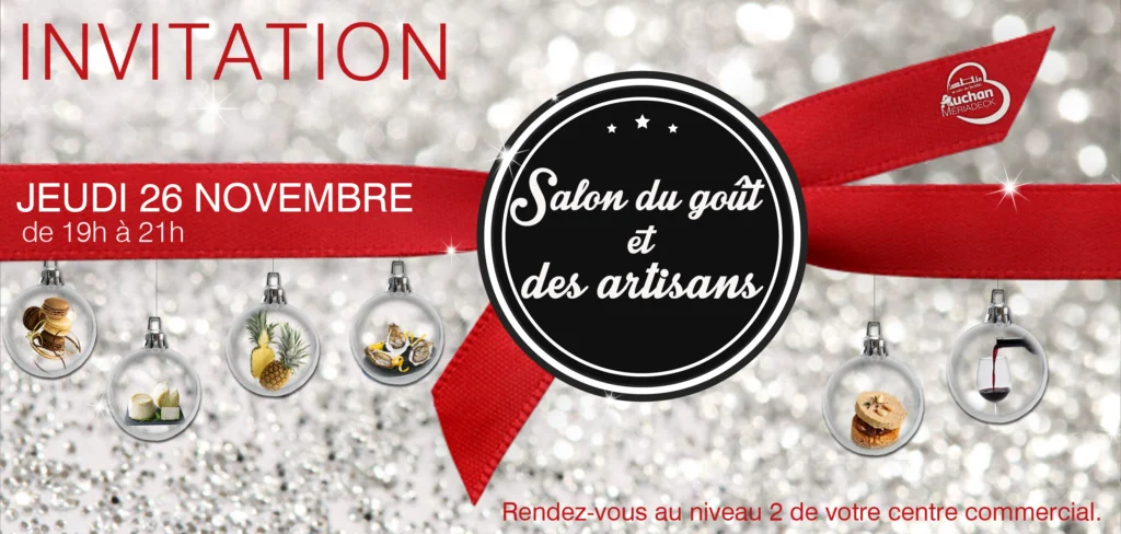 carton d'invitation du salon des métiers de bouche