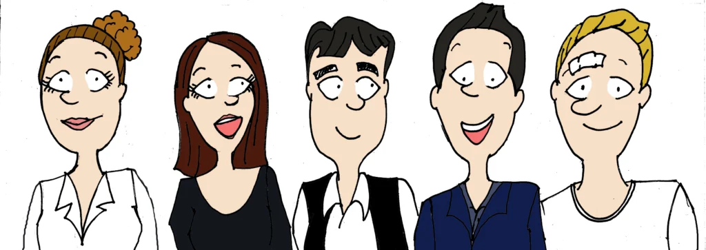 personnages illustrés