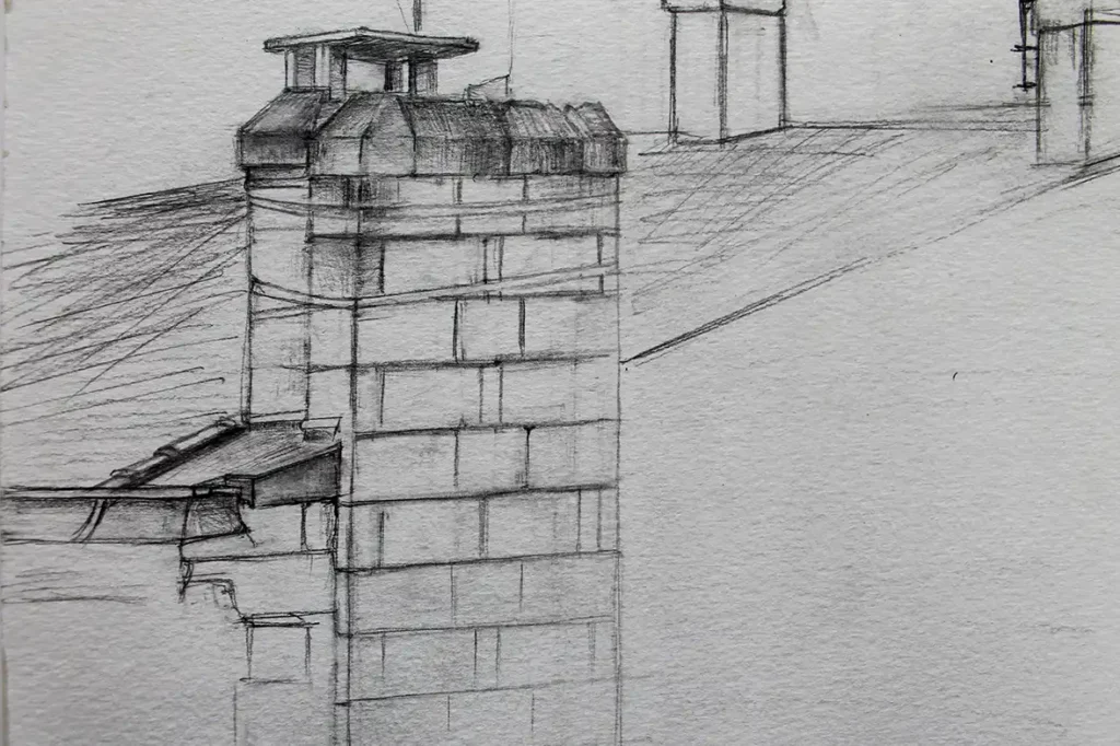 Cheminée illustrée