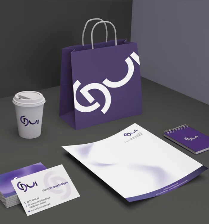 supports de communication et logo
